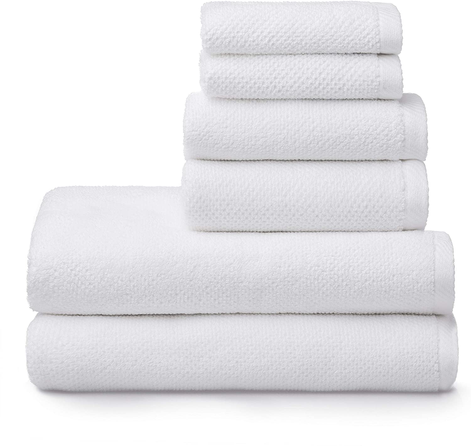Chelsea Six Piece Bath Towel Set, Two Each - Washcloths, Hand Towels & Bath  Towels, Cotton,, 6 Piece Set - Kroger