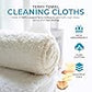 Simpli-Magic Commercial Grade Cleaning Cloths, White (Size: 12" x 12")