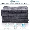 Simpli-Magic Cotton Hand Towels, Gray (Size: 16" x 27" - Case of 144)