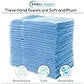 Simpli-Magic Cotton Hand Towels, Blue, (Size: 16" x 27" - Case of 144)