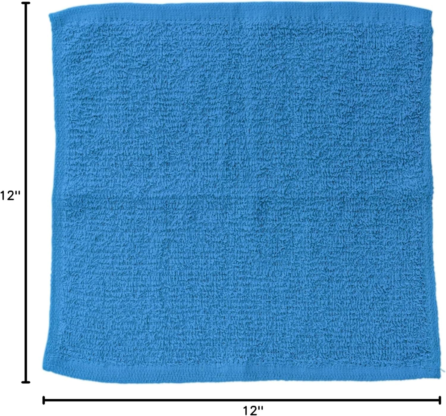 Simpli-Magic Cotton Shop Towels, Blue (Size: 14" x 12")