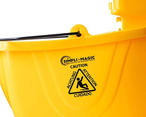  Genuine Joe 35 QT Side Press Mop Bucket Wringer Combo : Health  & Household