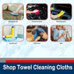 Simpli-Magic 79184 Shop Towels 14"x12", 50 Pack,Cotton, Blue