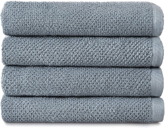 6 Pack Bath Towel Set, 100% Ring Spun Cotton (24 x 48 Inches) Medium  Lightweight